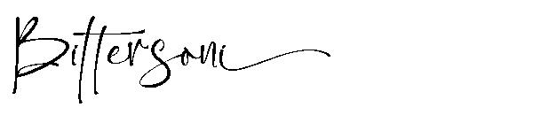 Bittersoni字体