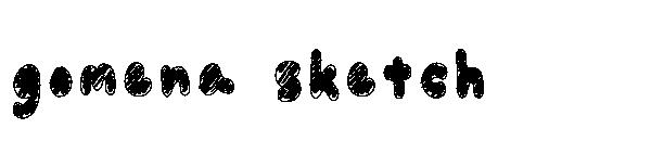 gomena sketch字体