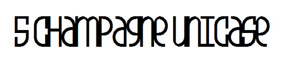 5 Champagne Unicase字体