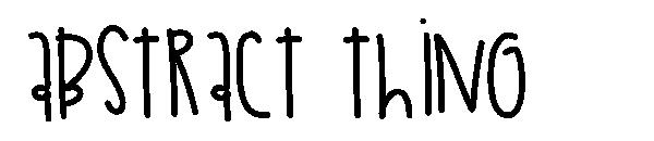 Abstract Thing字体