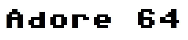 Adore 64字体