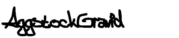 AggstockGravid字体