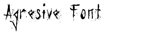 Agresive Font字体