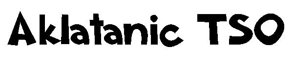Aklatanic TSO字体