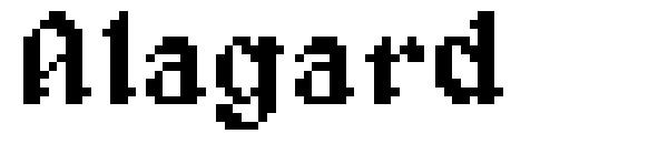 Alagard字体