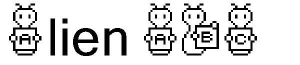 Alien ABC字体