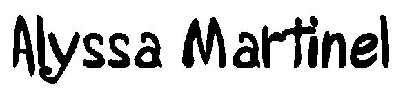 Alyssa Martinel字体