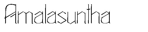 Amalasuntha字体