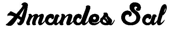 Amandes Sal字体