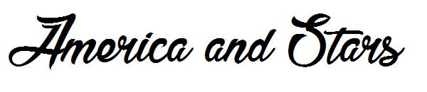 America and Stars字体