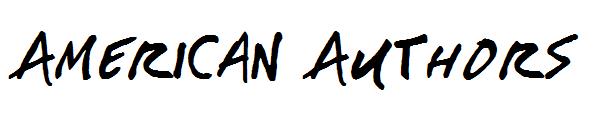 American Authors字体