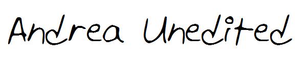 Andrea Unedited字体