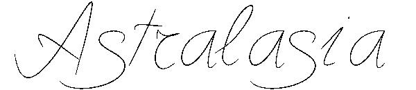 Astralasia字体