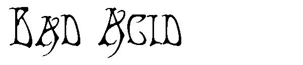 Bad Acid字体