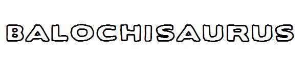 Balochisaurus字体