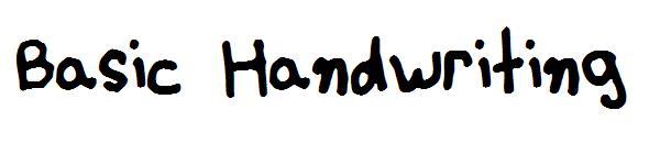 Basic Handwriting字体