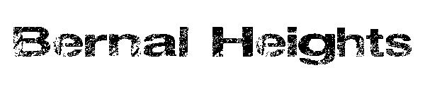 Bernal Heights字体