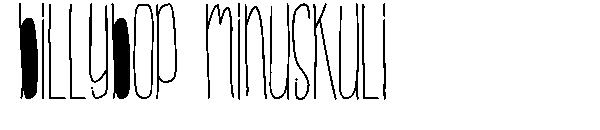 BillyBop MinusKuli字体