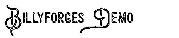 Billyforges Demo字体