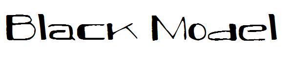 Black Model字体