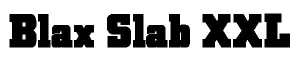 Blax Slab XXL字体