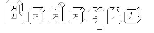 Bodoque字体