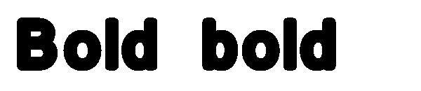 Bold bold字体