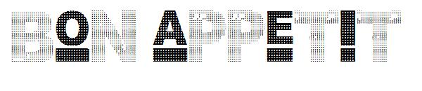 Bon Appetit字体