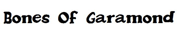 Bones Of Garamond字体