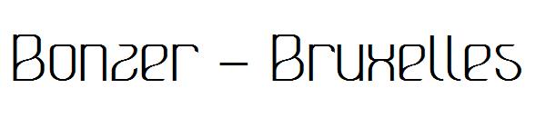 Bonzer - Bruxelles字体
