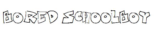 Bored Schoolboy字体