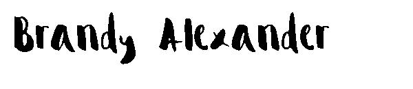Brandy Alexander字体