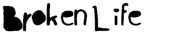 Broken Life字体