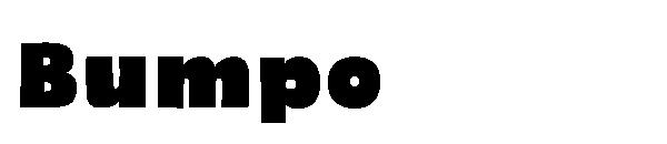 Bumpo字体