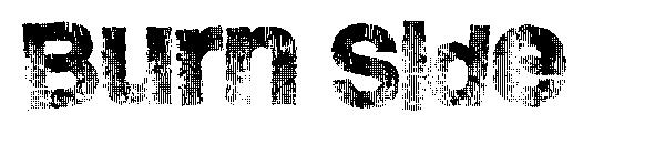 Burn Side字体