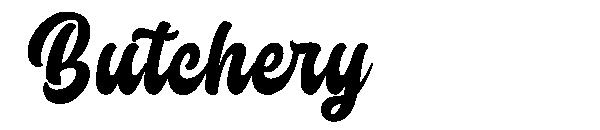 Butchery字体