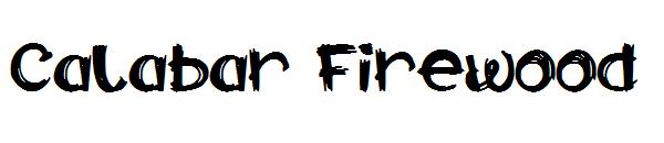 Calabar Firewood字体