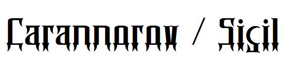 Carannorov / Sigil字体