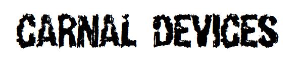 Carnal Devices字体