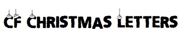 CF Christmas Letters字体