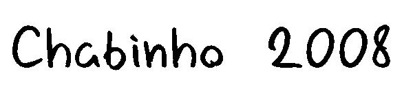 Chabinho 2008字体