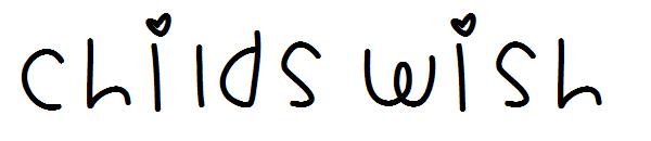 Childs Wish字体