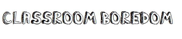 Classroom Boredom字体