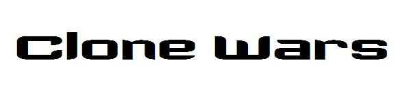 Clone Wars字体