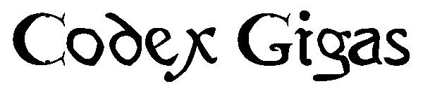 Codex Gigas字体