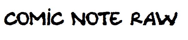 Comic Note Raw字体