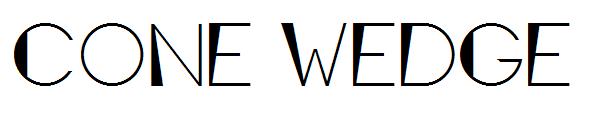 Cone Wedge字体