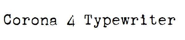 Corona 4 Typewriter字体