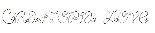 Craftopia Love字体
