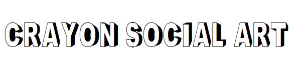 Crayon Social Art字体